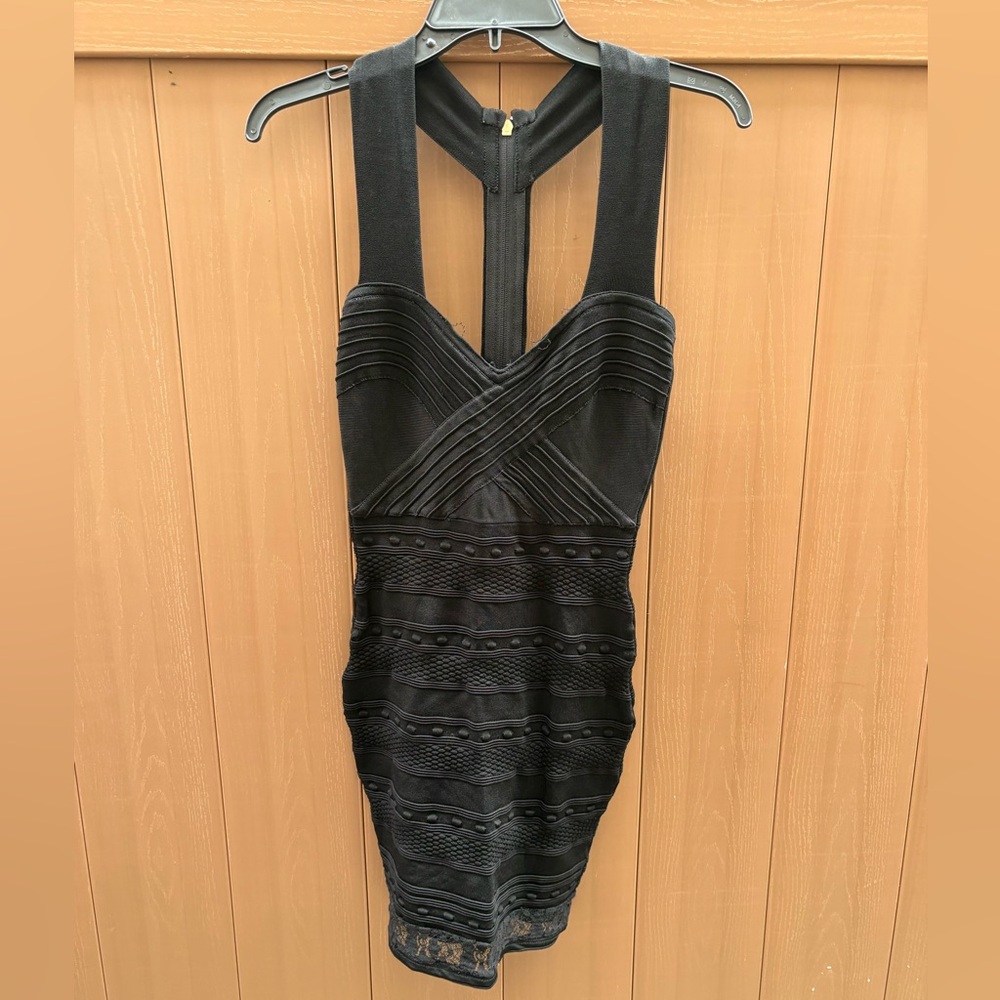 Guess by Marciano Black Backless Dress